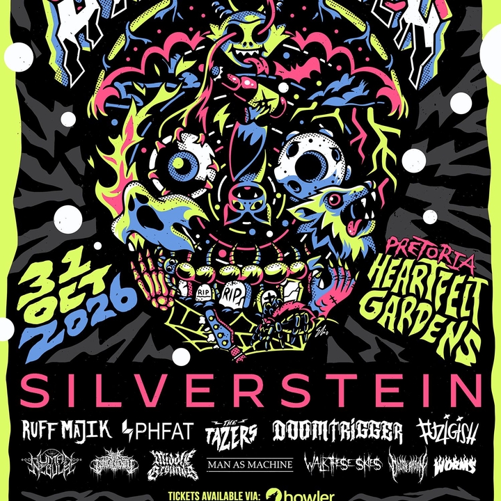 Silverstein concert tour poster 2026